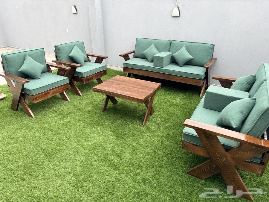 كراسي خارجيه خشب سويدي64591068689409113