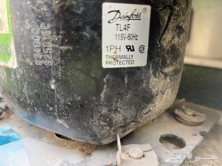 كومبرسر ثلاجه صغيره كهرباء 110   ظهرة لبن64591586332033110