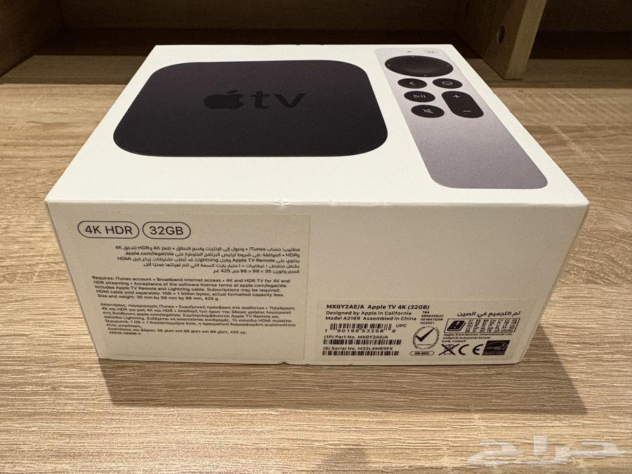 ابل تي في نظيف مع جميع الملحقات على السوم64594148914947110