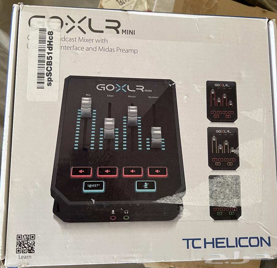 Goxlr mini mixer and Podmic with accessories64593460316803112