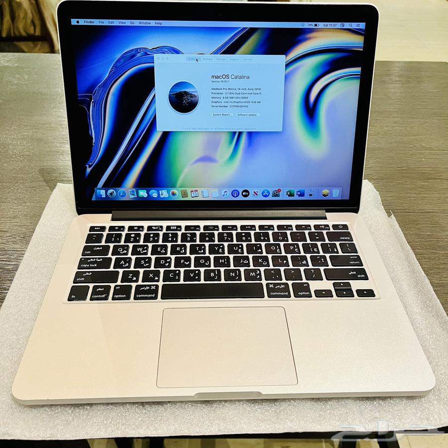للبيع ماك بوك برو 2015 بحاله ممتازه64588236153091112