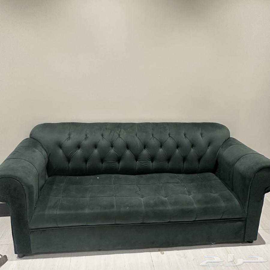 كنب 4 قطع باللون الاخضر الغامق64589614991105111