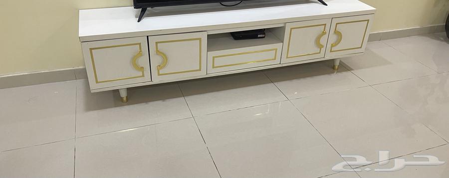 طاولات رخام ستيل وشمعدان وطاوله تلفزيون64592262220931114