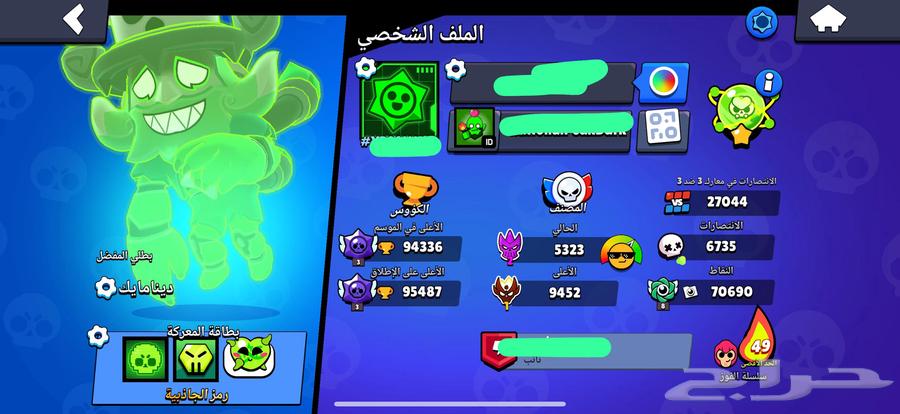 حساب براول ستارز للبيع64594287548802110