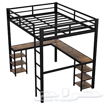 For sale: almost new children's loft bed with table, shelves, and drawer64591478416771111
