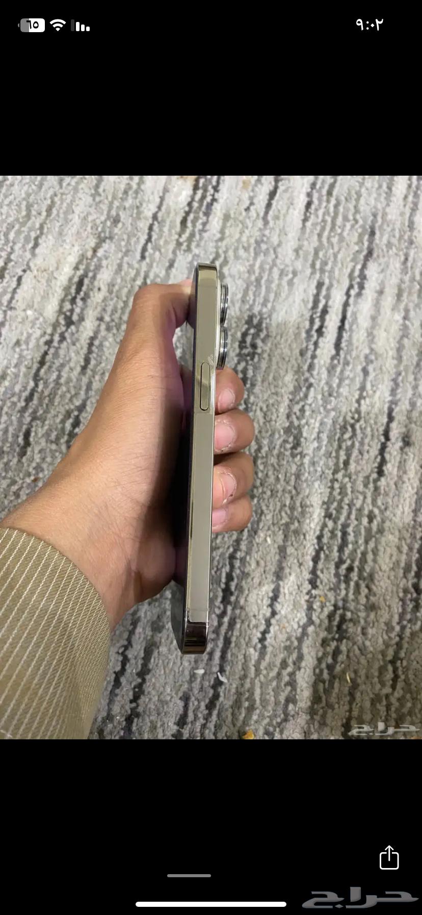 ايفون 14 برو ذهبي نظيف شرطط64593059152771114