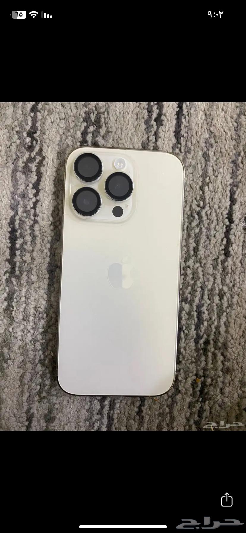 ايفون 14 برو ذهبي نظيف شرطط64593059152771112