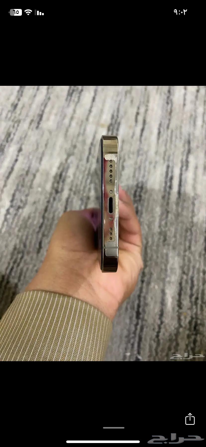 ايفون 14 برو ذهبي نظيف شرطط64593059152771113