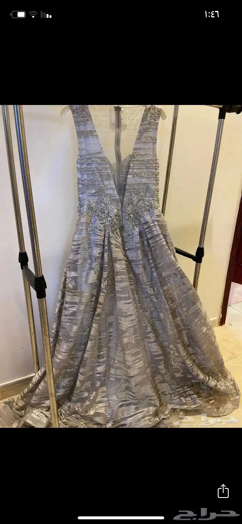 فستان سهرة جديدة لم يلبس بسبب الغاء زواج64595833562371112