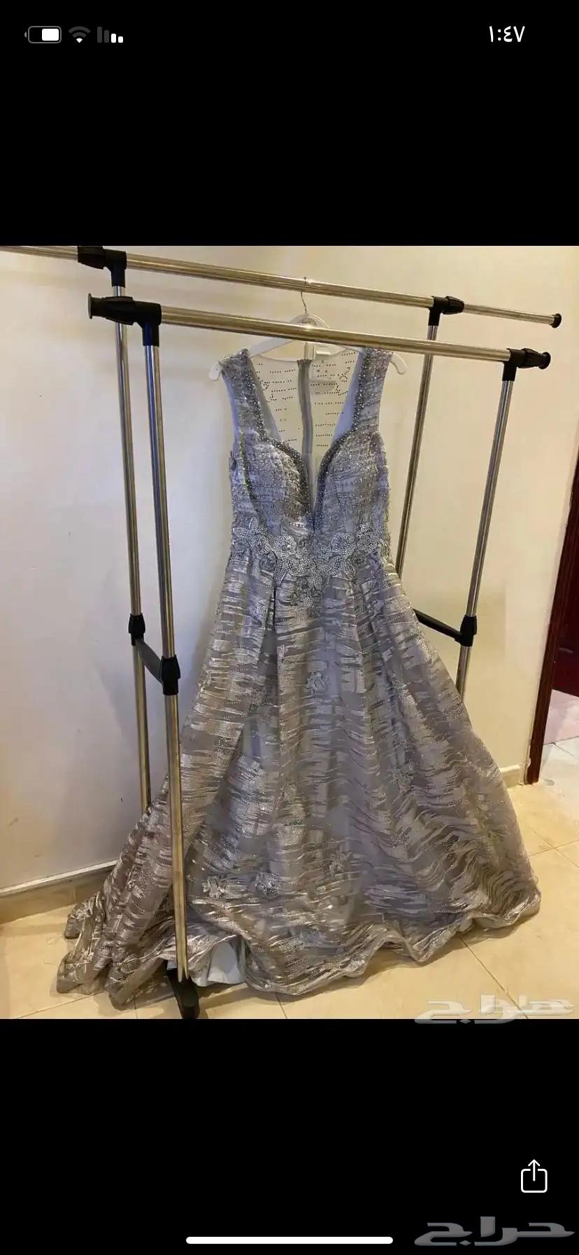 فستان سهرة جديدة لم يلبس بسبب الغاء زواج64595833562371110