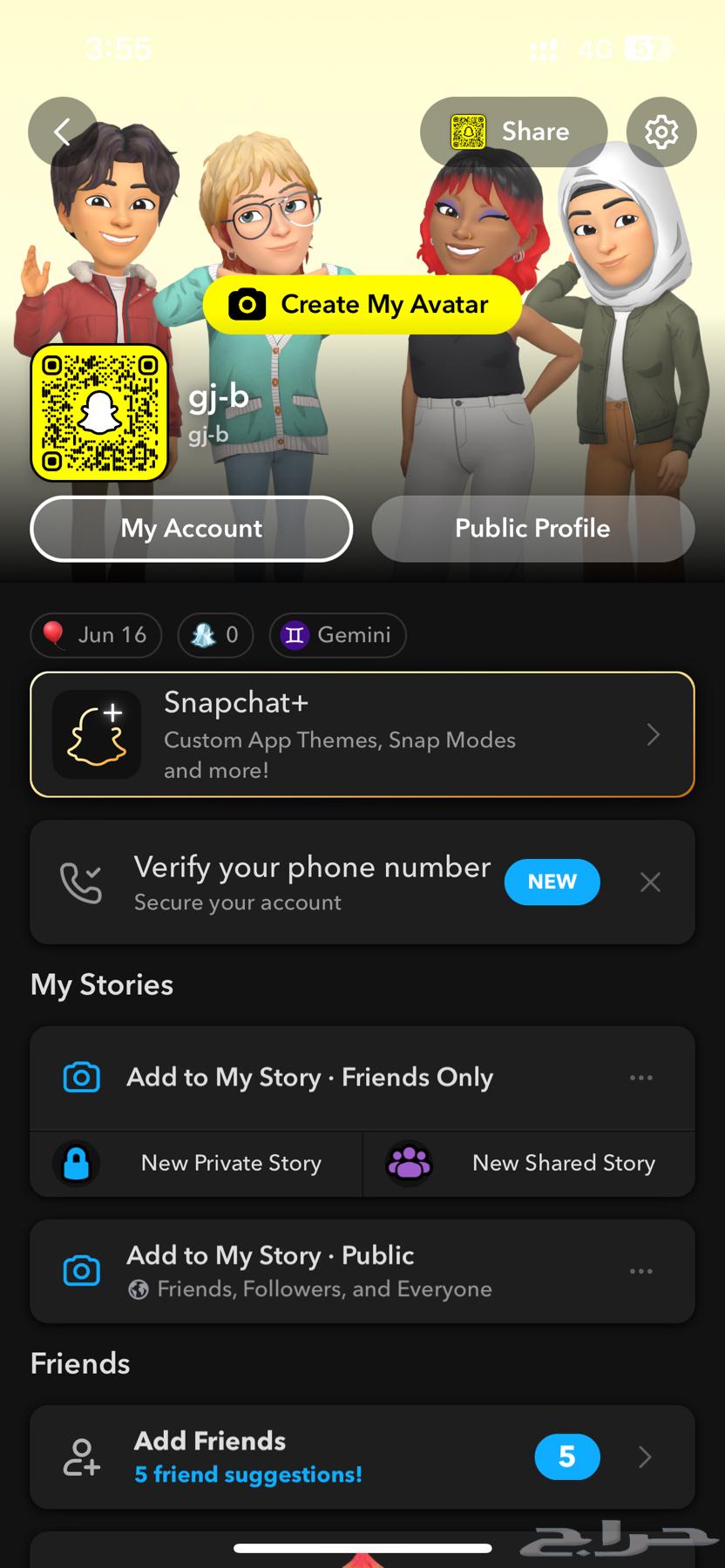 Snap user similar to triple and Instagram64592637015682110