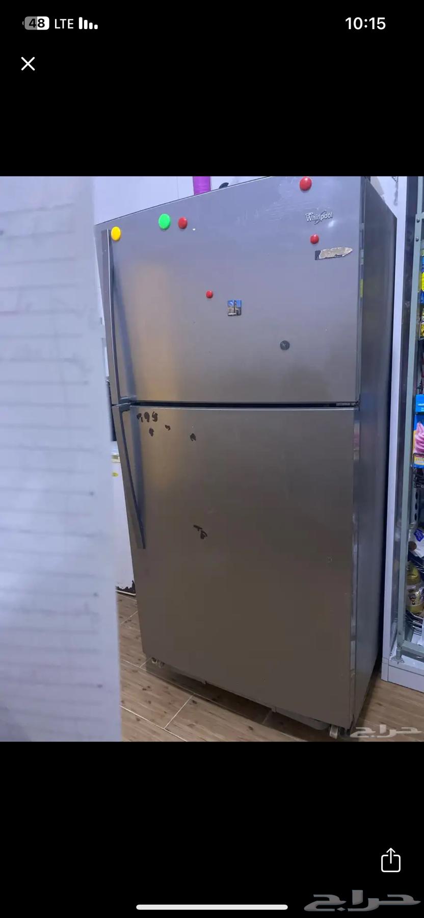 ثلاجه للبيع 21قدم64588482571009110