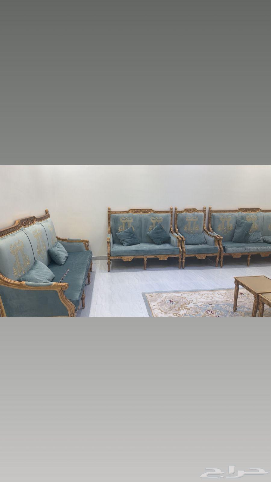 Egyptian wooden sofa set 7.50 in 6 with 10 small tables64592757447425111