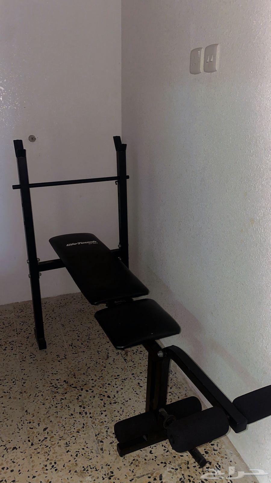 شنطة حديد كامله و سيكل رياضي وكرسي لتمارين64593011141891111
