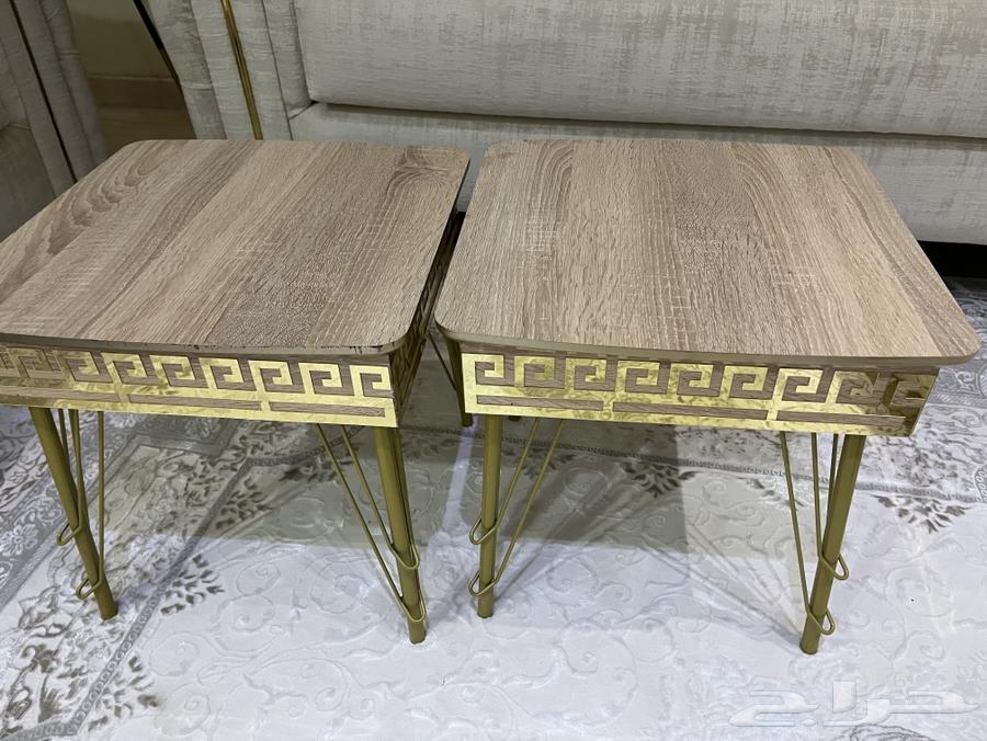 طاوله كبيره مع طاولتين جانبيه64588359719555111