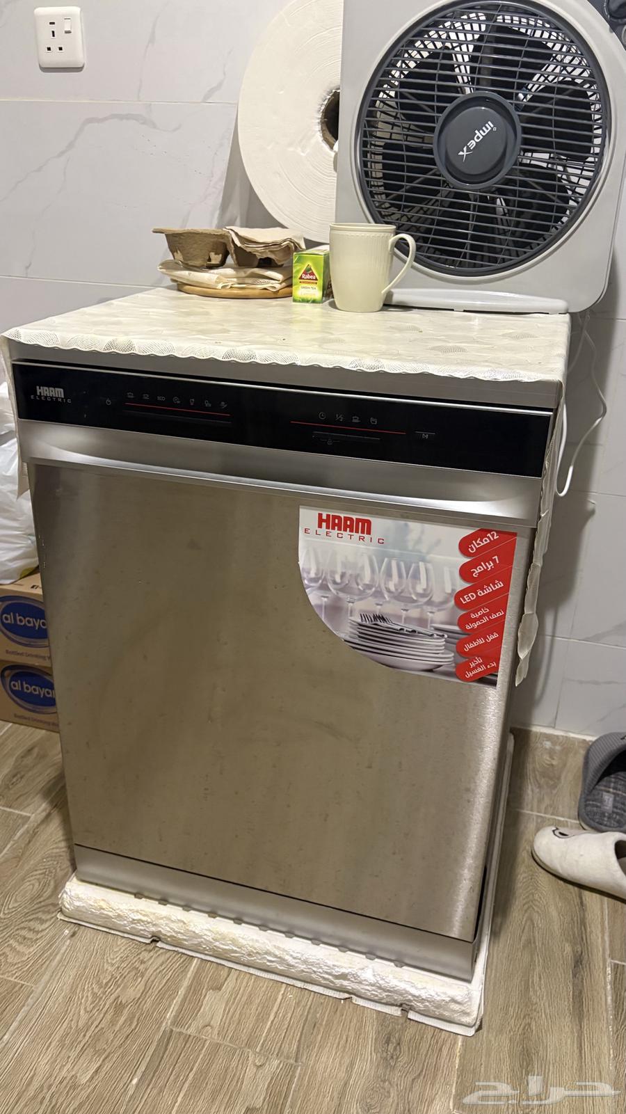 غسالة مواعين جديده ولم تستخدم ضمانها سنتين64596575473794110