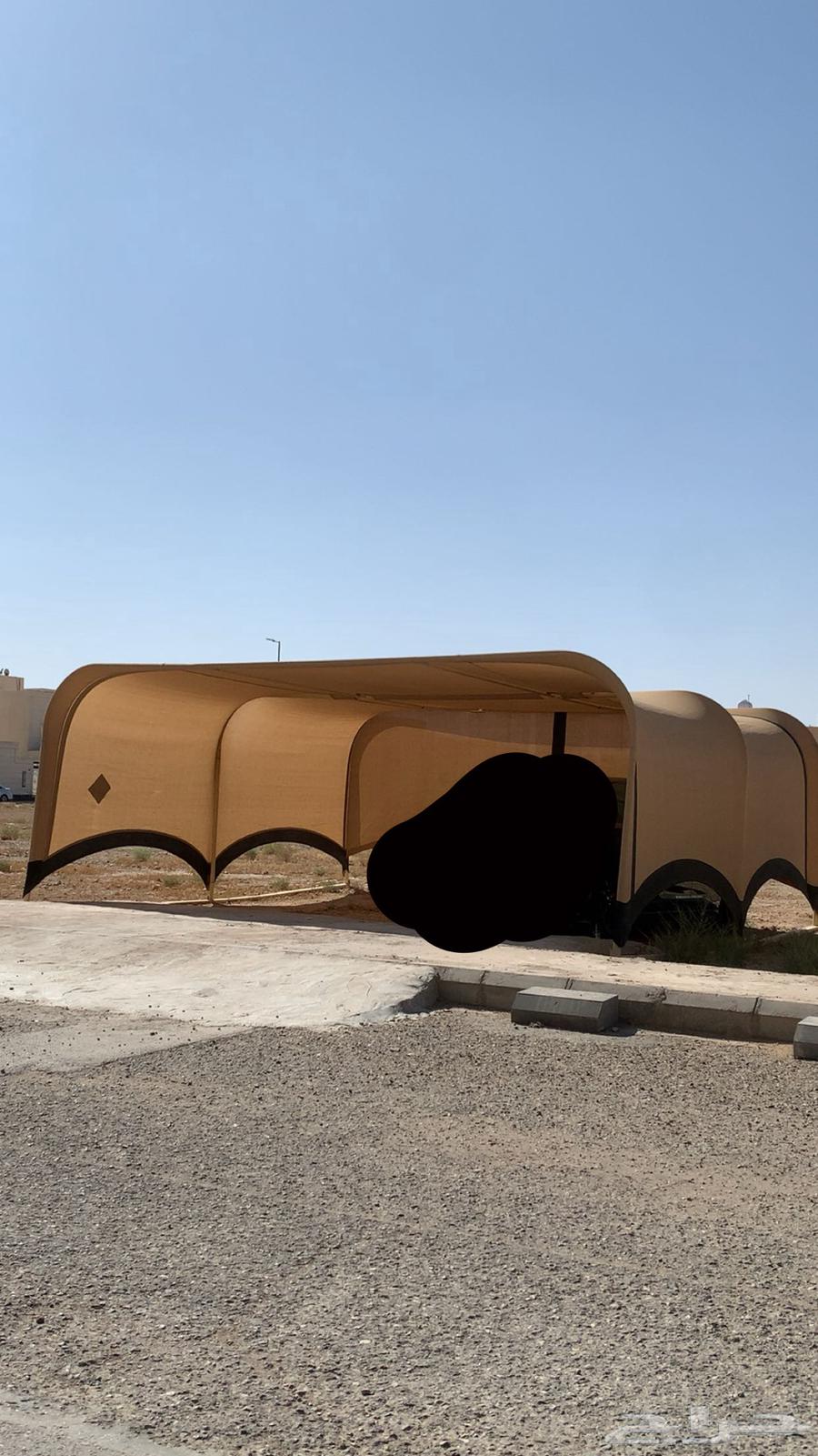 مظلة سيارات مزدوجة سيارتين شبه جديدة64158377550722110