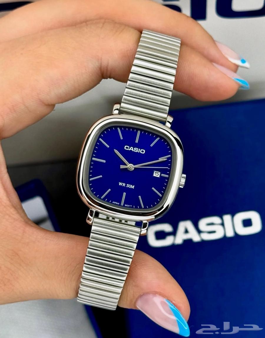 جديد كاسيو للساعات النسائية الأصلية64596538624385113