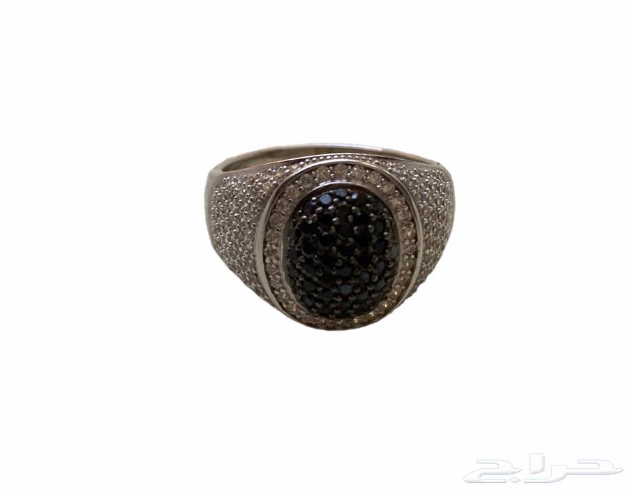 خاتم فضه إيطالي راقي وفخم عيار 925 مرصع بفصوص مميزة وفاخرة64597814145539113