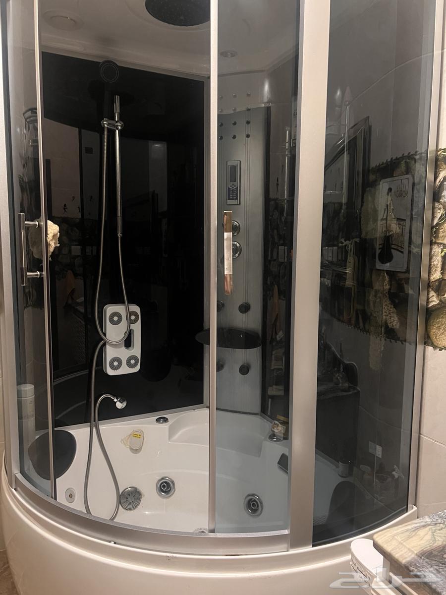 بانيو جاكوزي زاوية فاخر مع كابينة بخار64597298894595110
