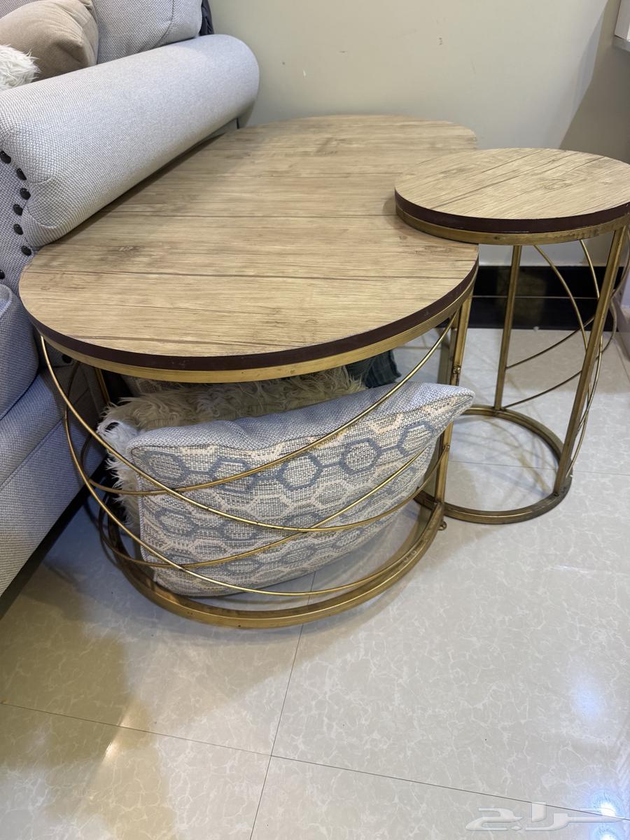 طاولة قهوه كبيره وواحده صغيره ب 15064597029542019110