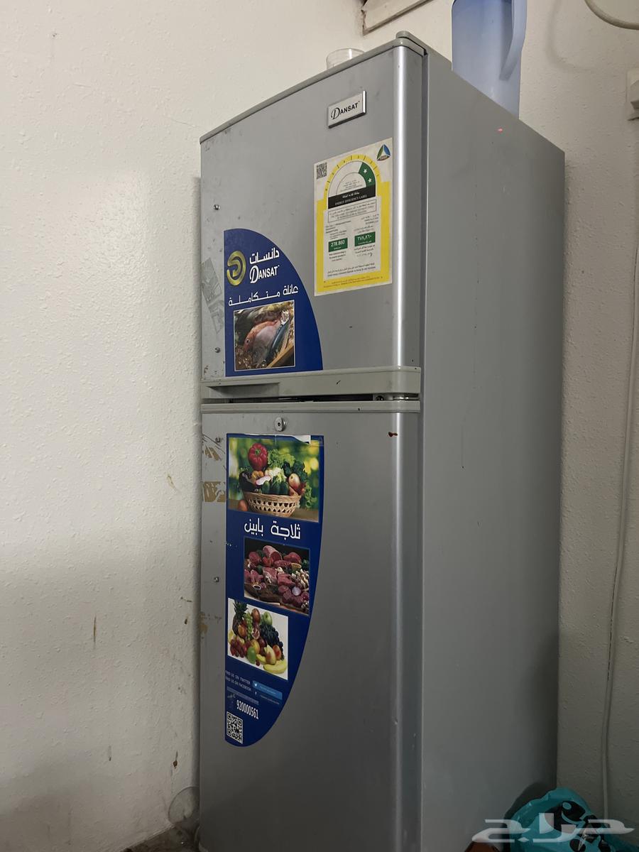 ثلاجه بابين لاتشكي من شيء ونظيفه64597532187777110