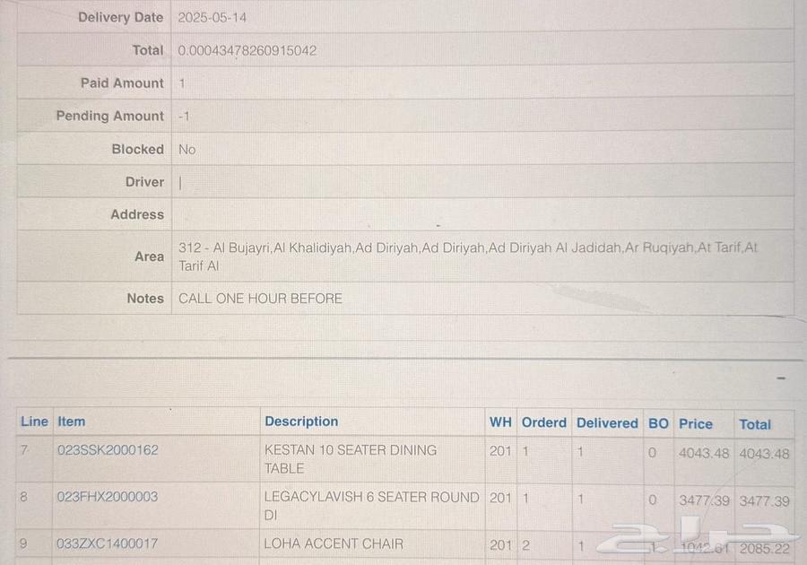 طاولة سفرة جديدة بالكرتون من بان هوم64597236857987114