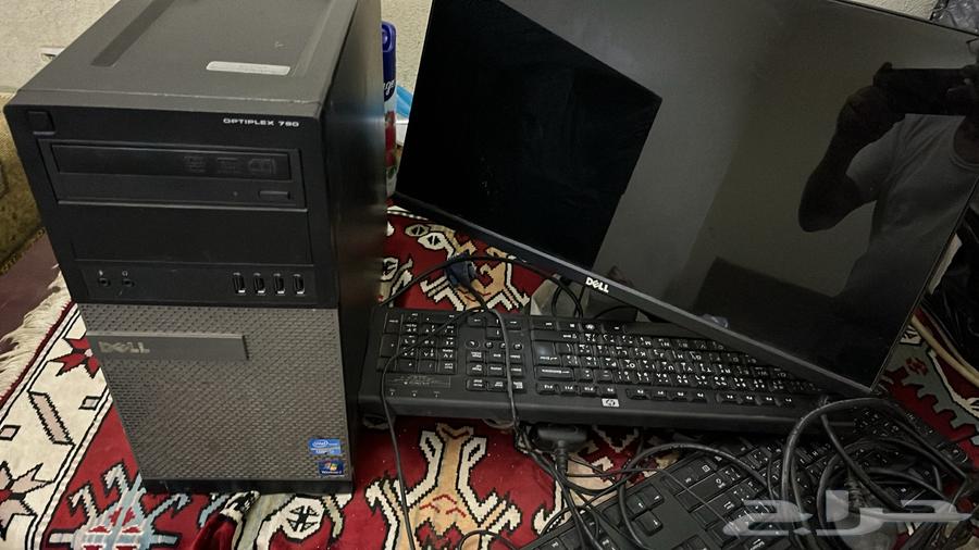 غسالة وثلاجة وكمبيتو مكتبي وطاولة مكتب واحدة صغيرة والاخرى64598462167425112