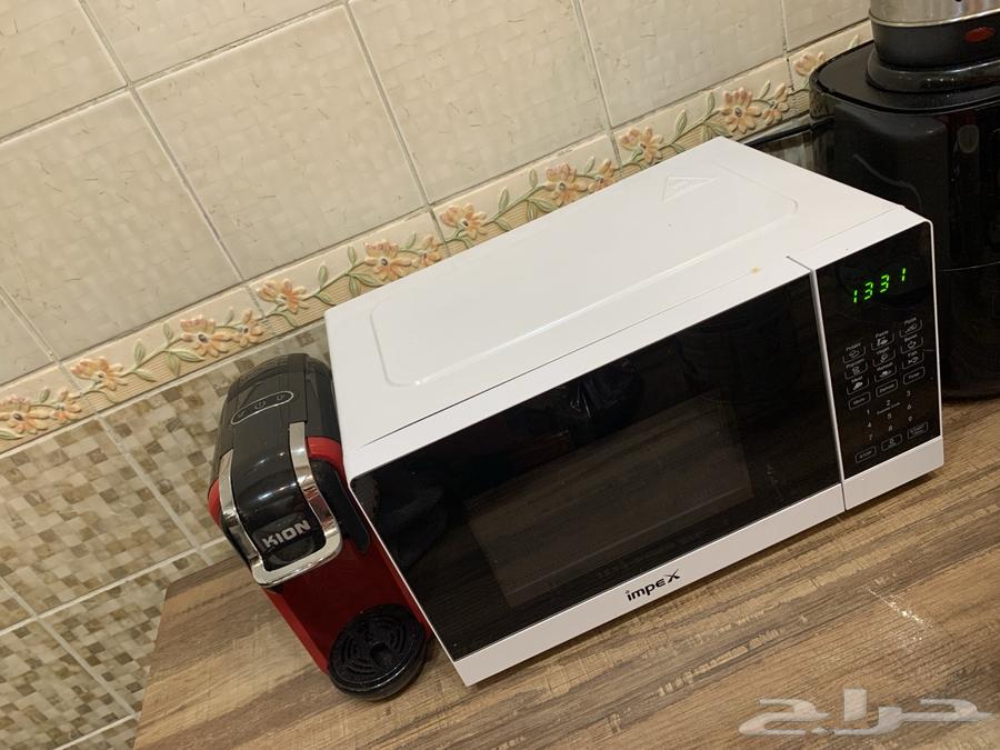 مايكرويف و مكينة قهوة64598376266881110