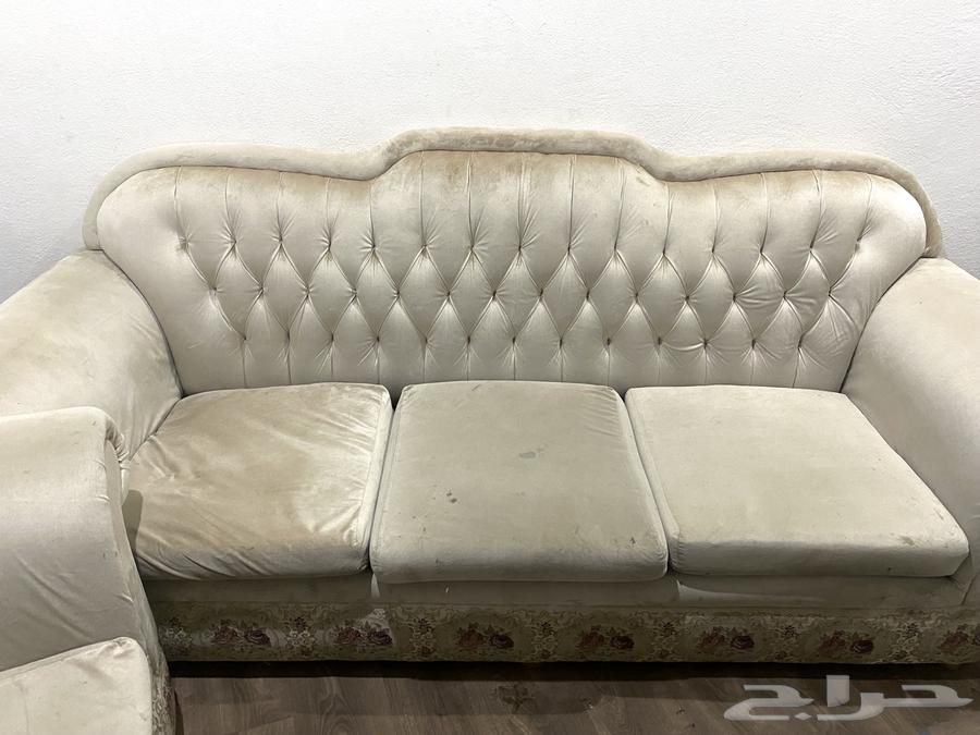 كنب خشب أصلي مستخدم خمسه قطع64597556495745113