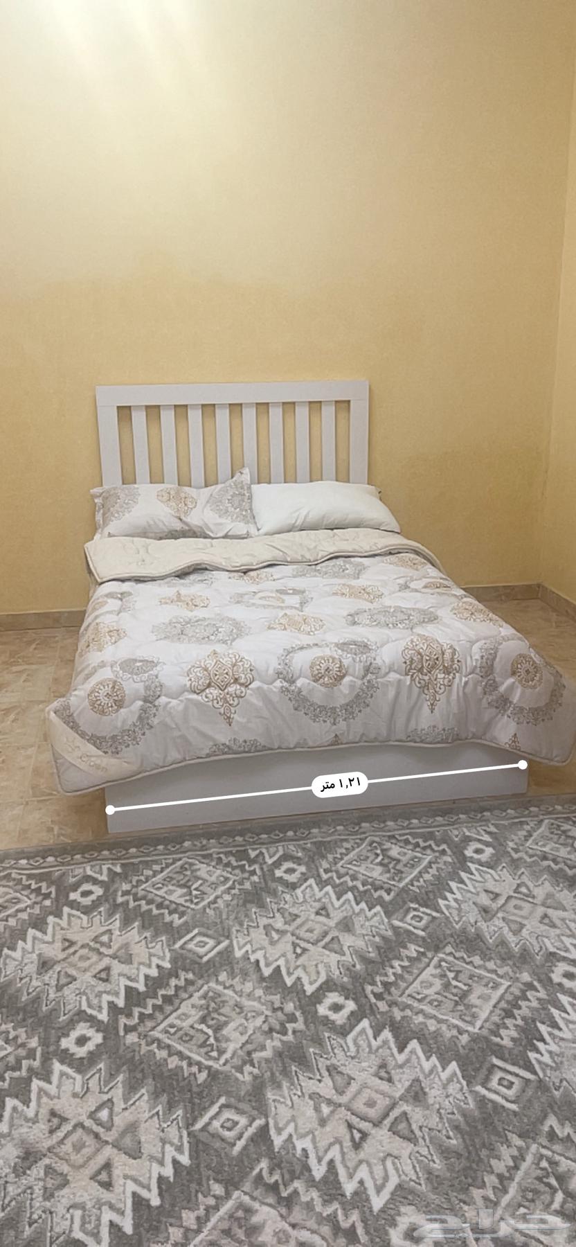 سرير نفر ونص مع المرتبه64596698530819111