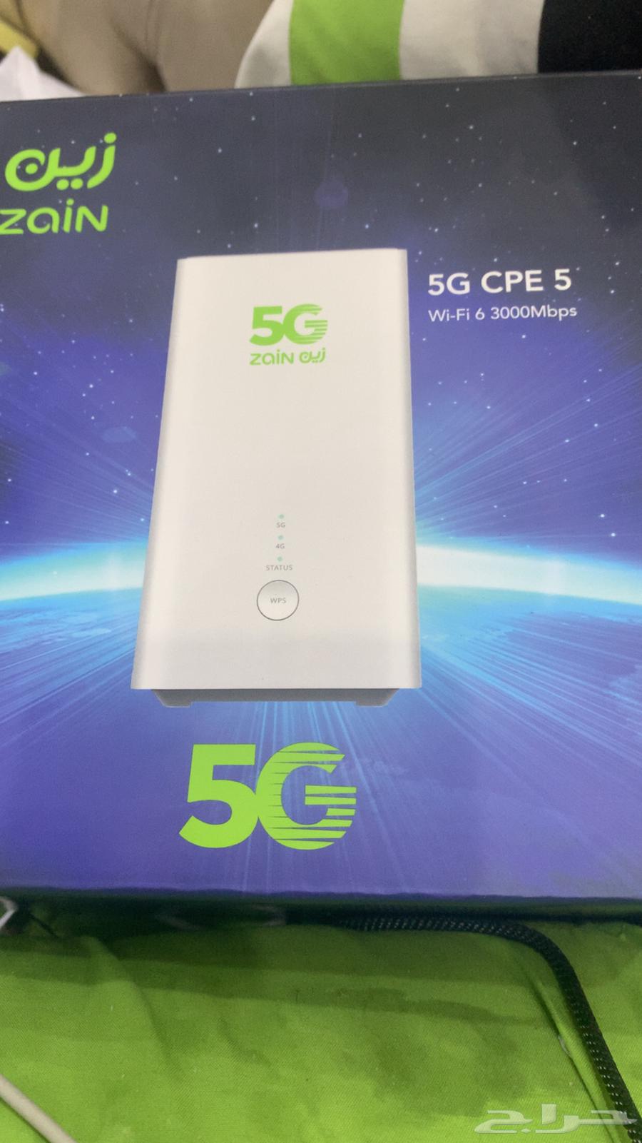 السلام عليكم ورحمة الله وبركاته مودم زين 5G للبيع بحاله جيد64616369899395113