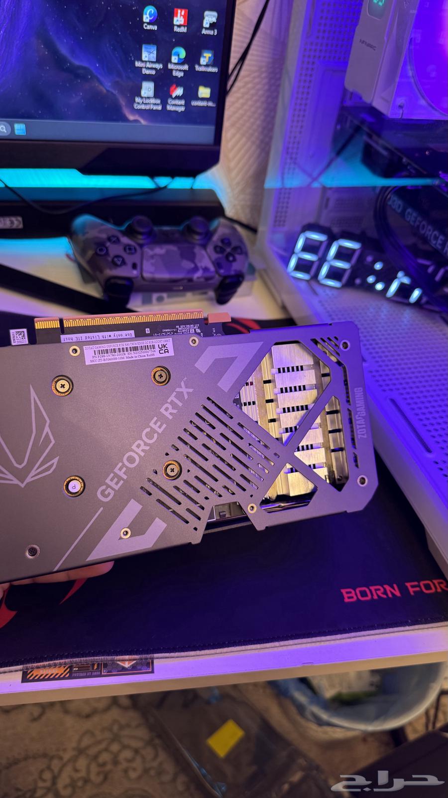 كرت شاشه 5060 باورسبلاي ومبرد هوائي64613386938883112