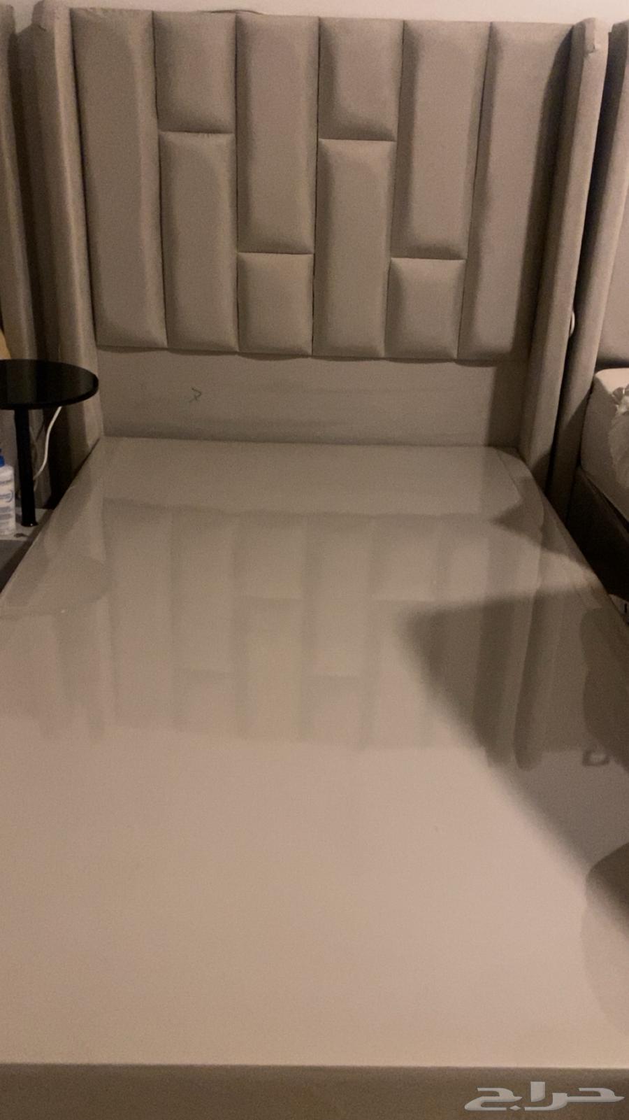 سرير خشبي لون رمادي64607221662979111