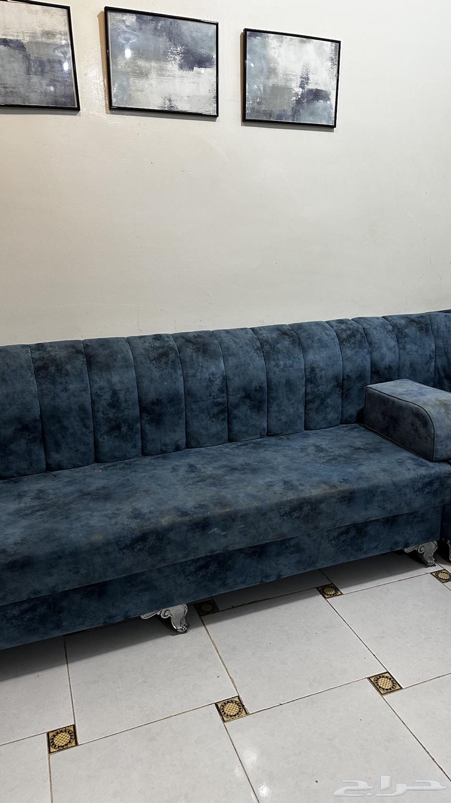 كنب للبيع حرف L كبير64607147376386110