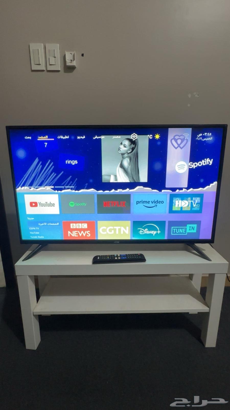 تلفزيون ارو 40 بوصه نظيف جدا سمارت64612515803393112