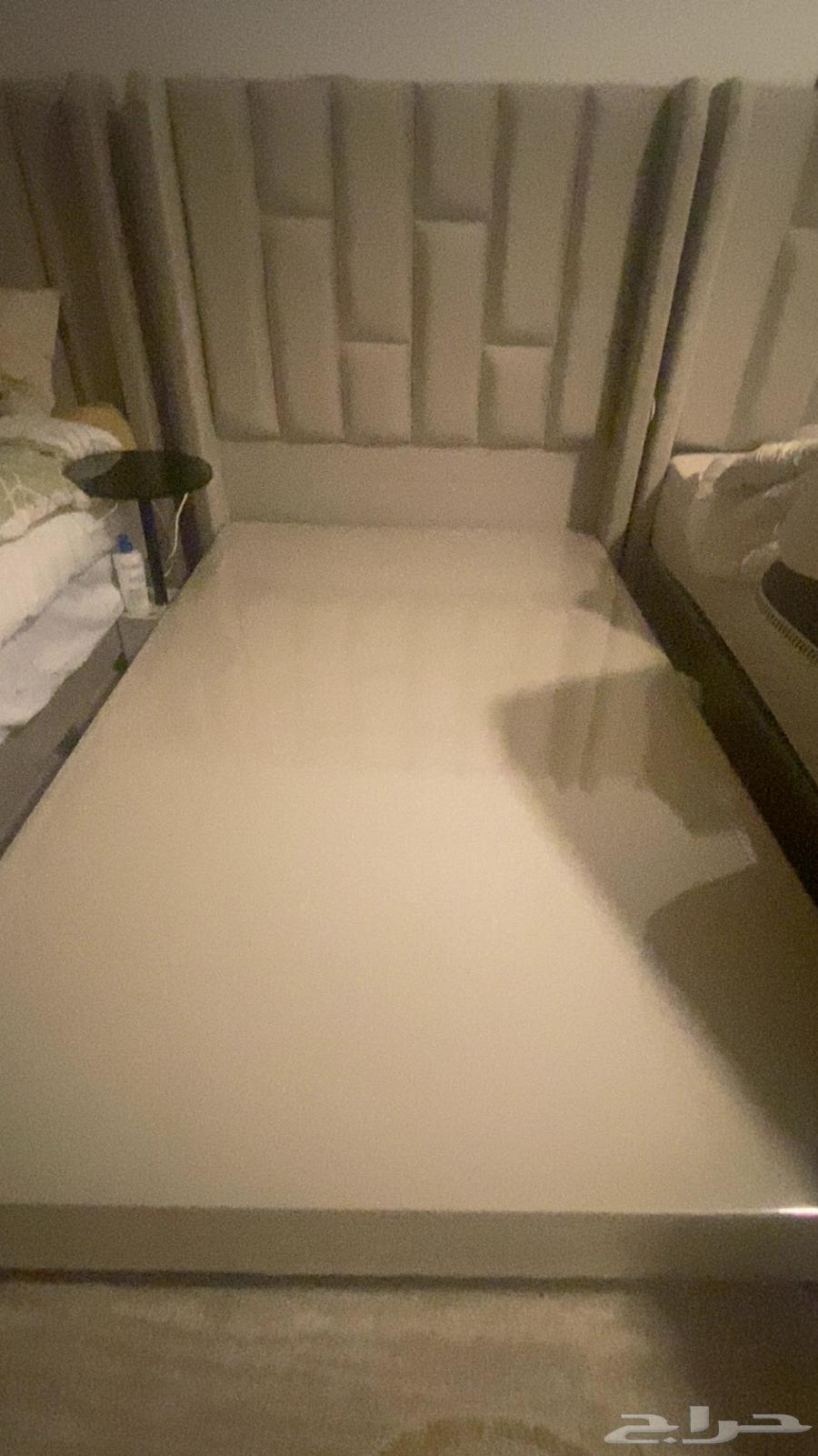 سرير خشبي لون رمادي64607221662979112