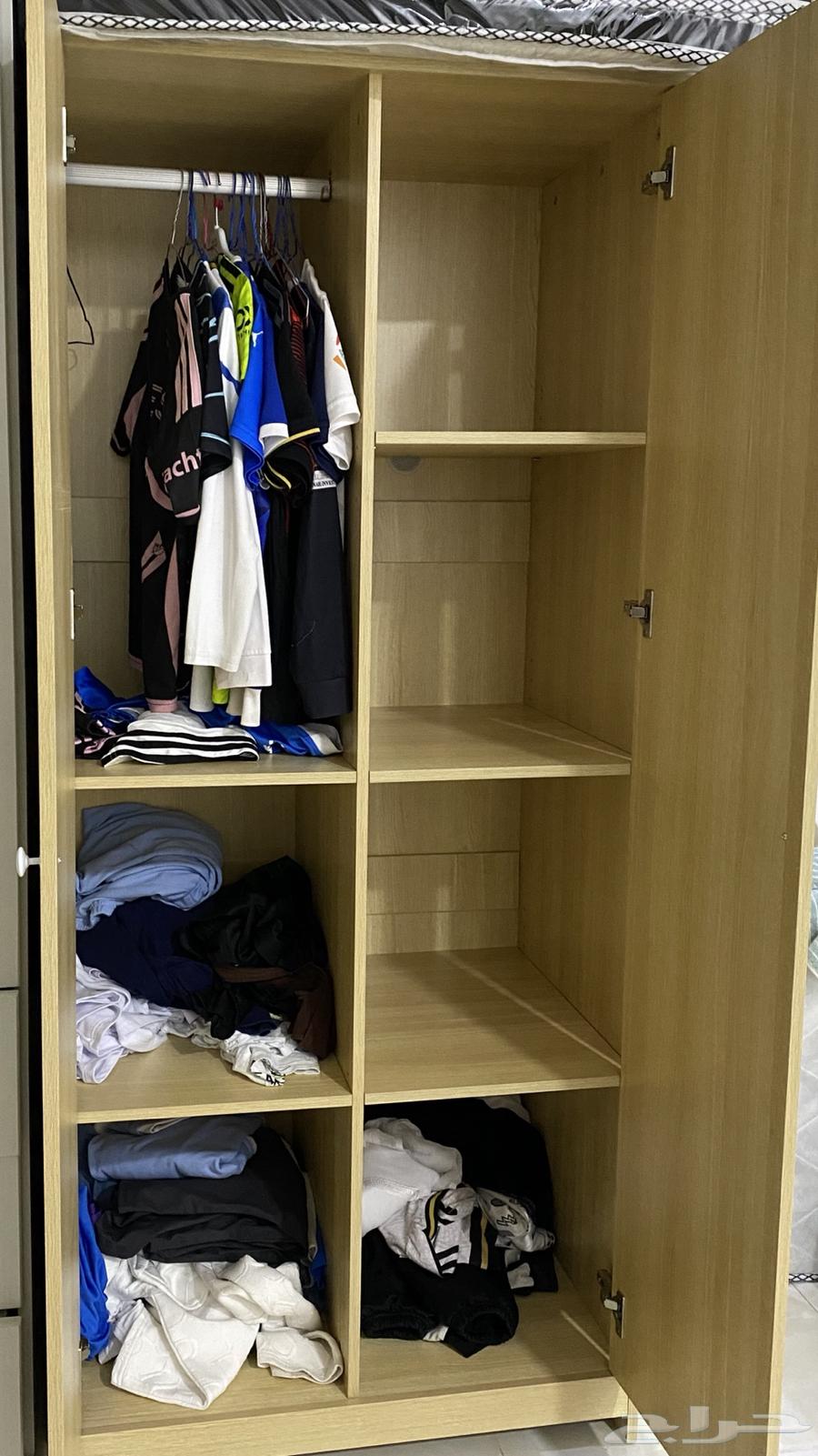 سرير نفر بدون مرتبه مع كوميدا و دولاب64615127993474112