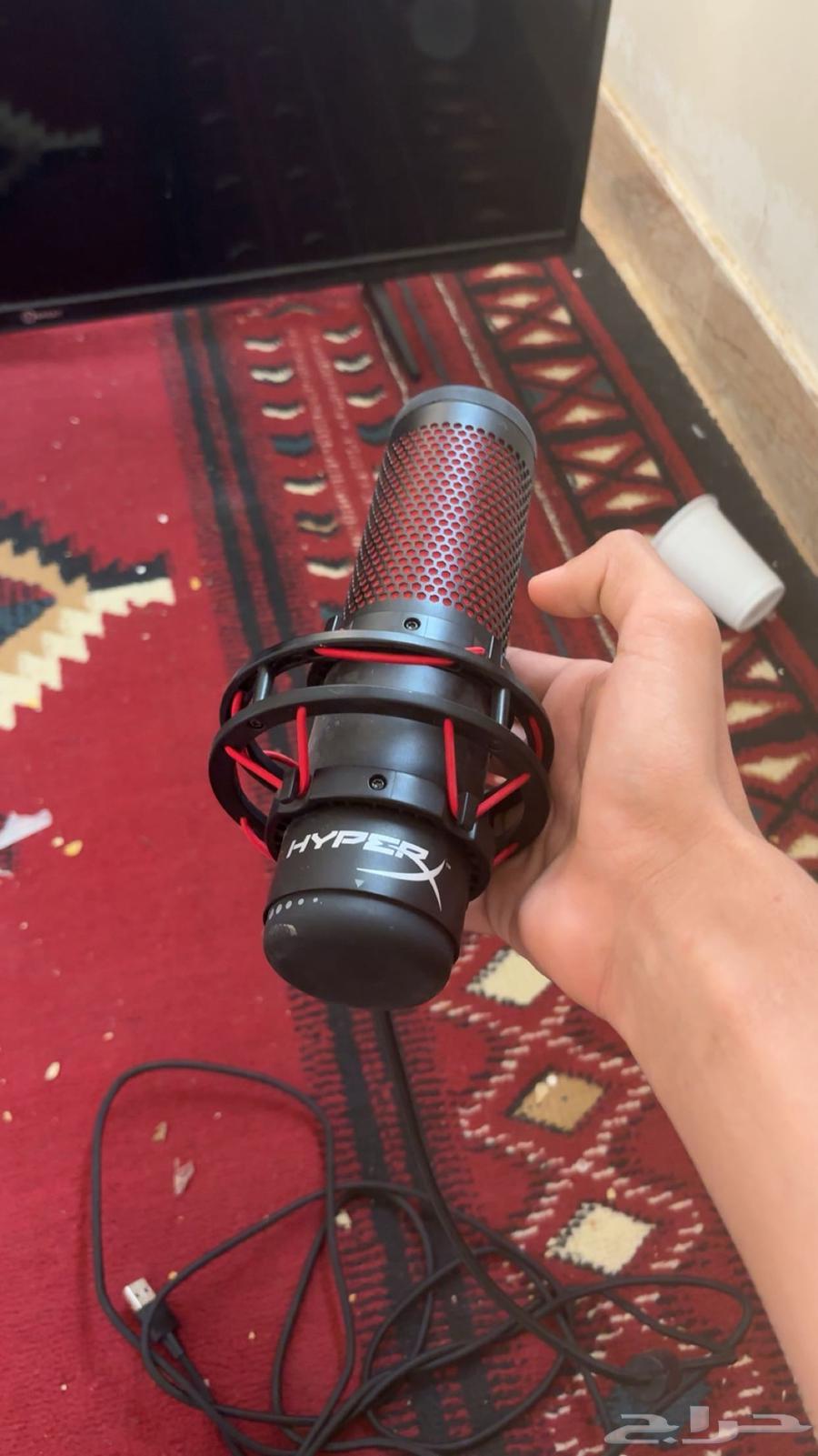 HyperX External Microphone, Fixed Price 120 SAR, Negotiable64614148307458110