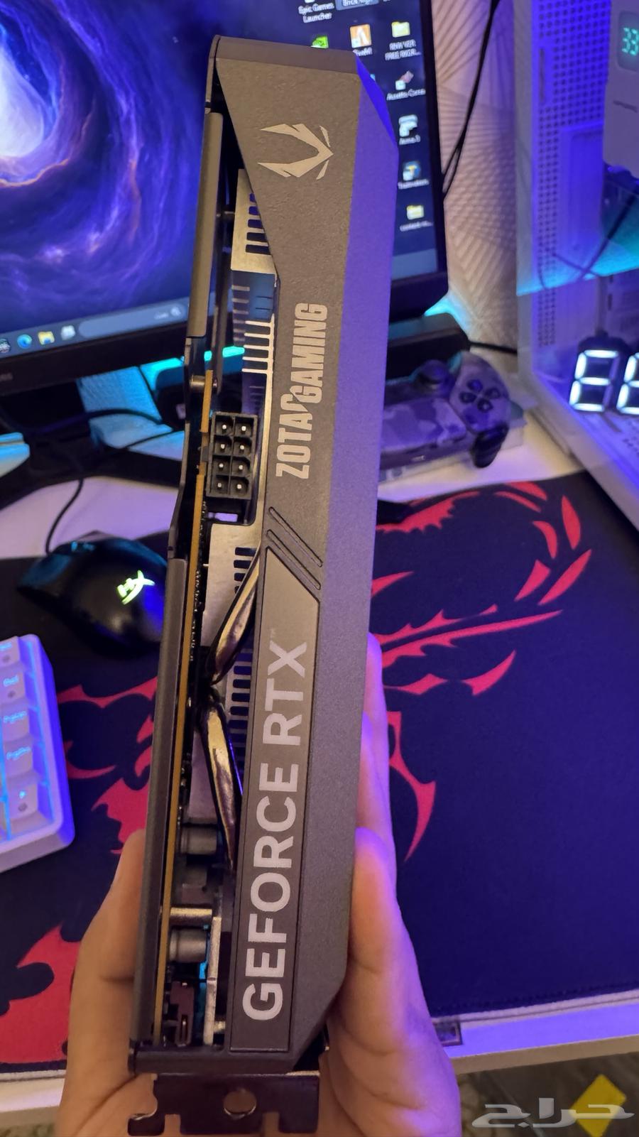 كرت شاشه 5060 باورسبلاي ومبرد هوائي64613386938883113