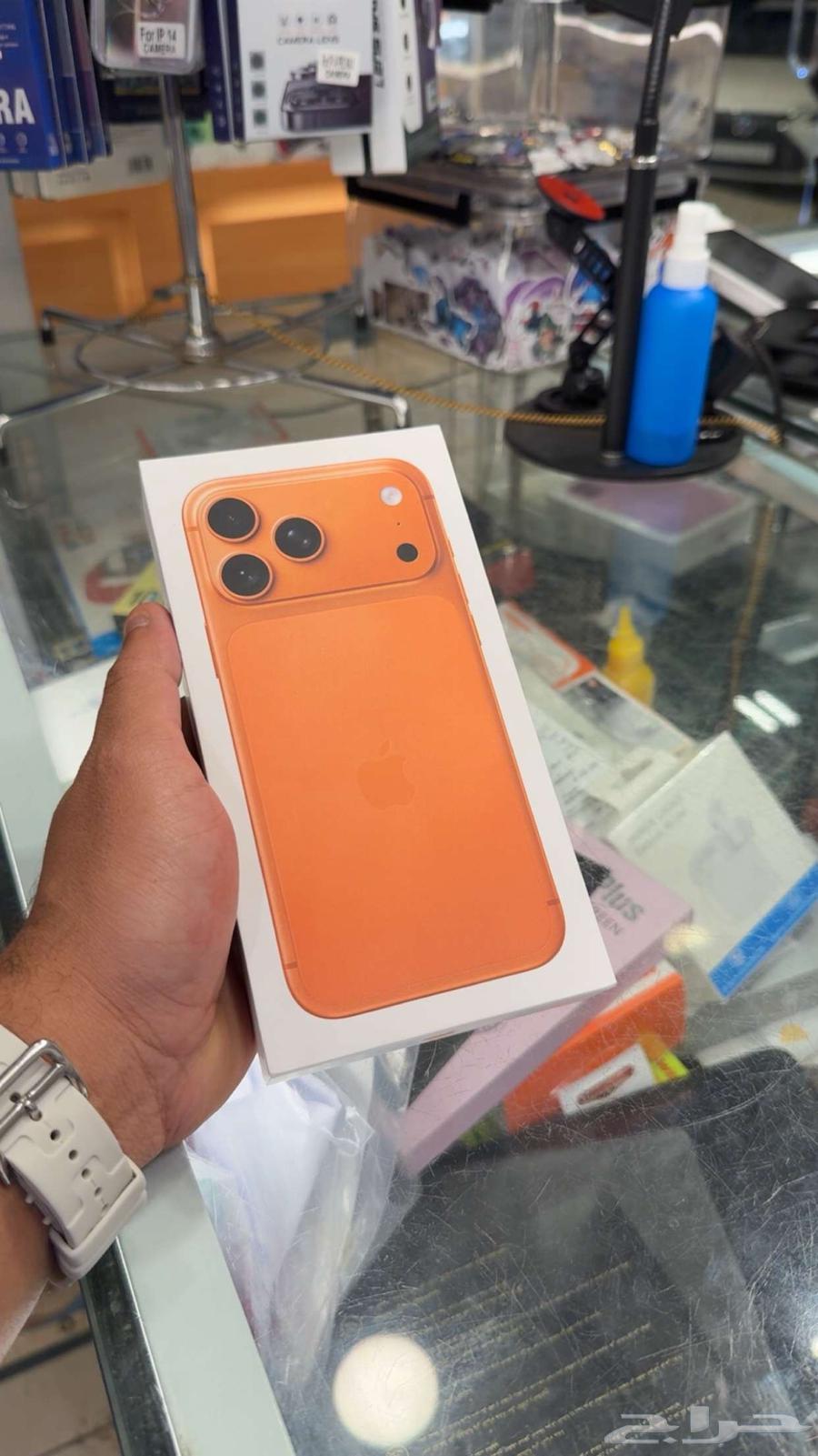 للبيع ايفون 17 برو ماكس 512 جديد برتقالي64611467608065110