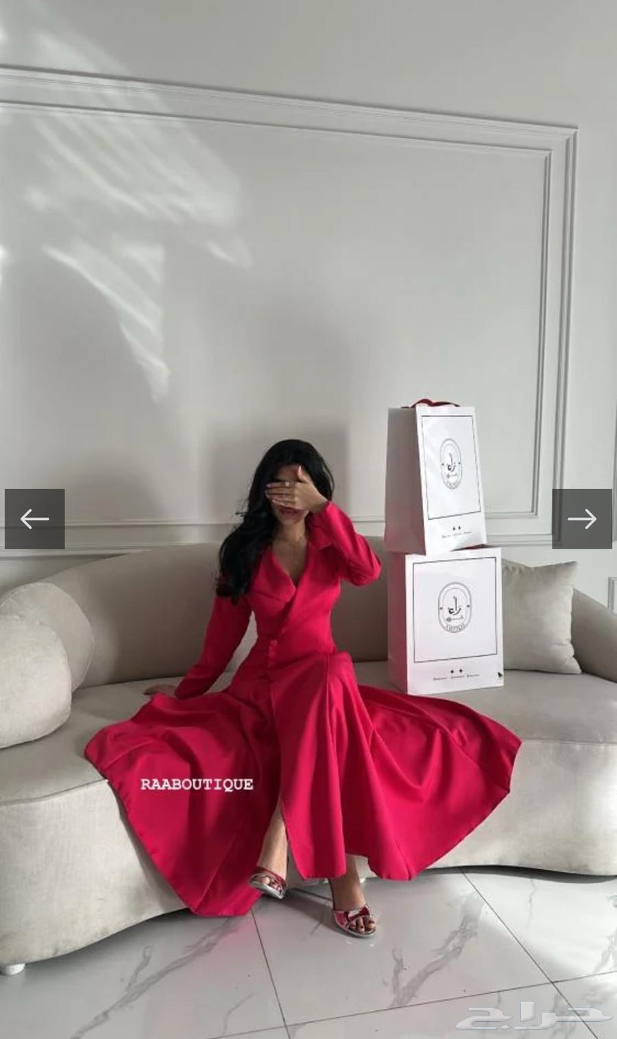 فستان بليزر فوشي مقاس مديم64613455204739111