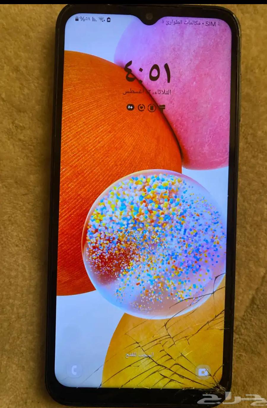 جوال سامسونج a14 ذاكره 64 بسعر كويس   فيه كسر شوي64611255042946110