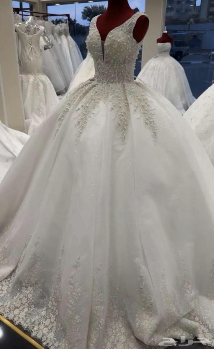 فستان زواج ابيض جديد64613202853505110