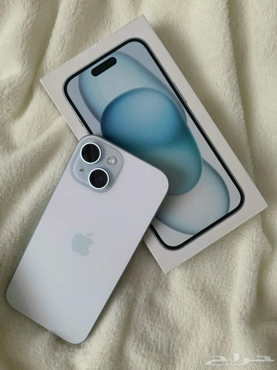 ايفون 15 العادي للبيع الجهاز بحالة ممتازة استخدام سنة فقط64607471539969111