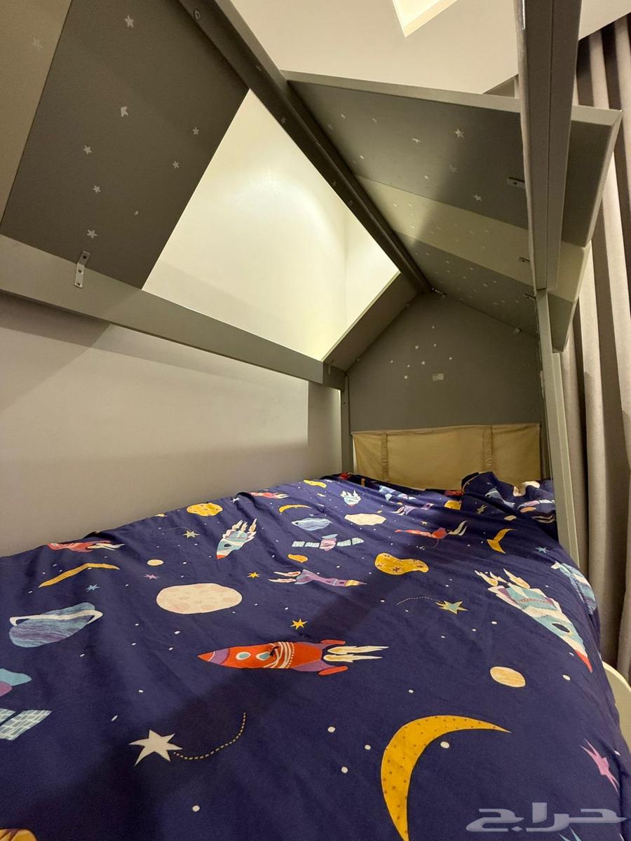 سرير أطفال على شكل كوخ64606773861122114