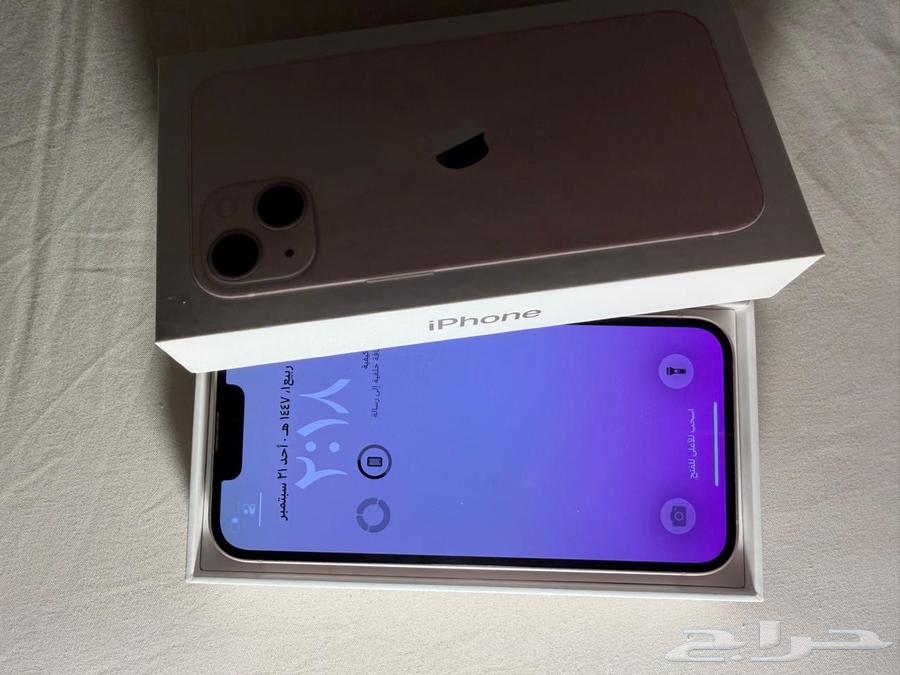 أيفون iPone 13 وردي للبيع64614110886530110