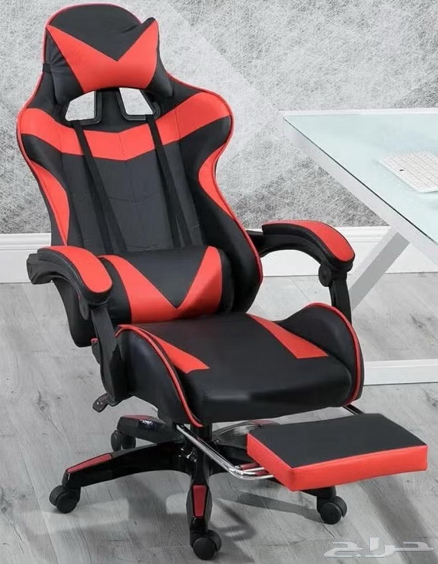 كرسي قيمنق احمر و اسود كبير استخدام شهر واحد فقط السعر 19064614422258306111