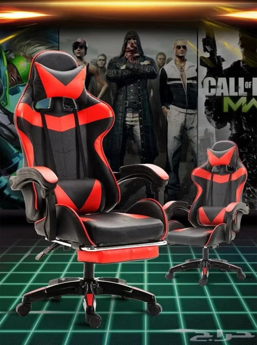 كرسي قيمنق احمر و اسود كبير استخدام شهر واحد فقط السعر 19064614422258306110