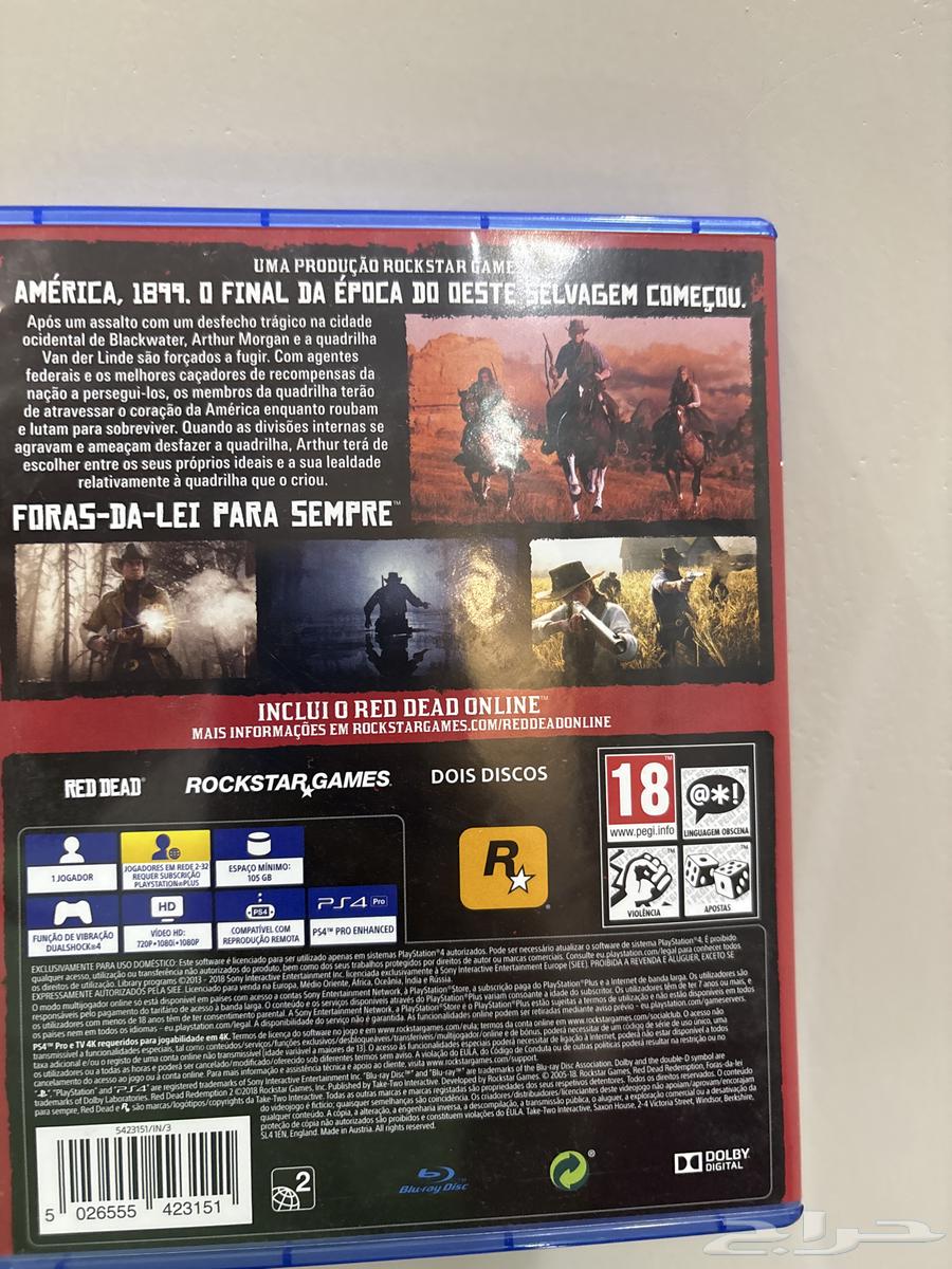 شريط ريد ديد سوني 4 مستخدم64612461826690111